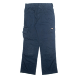 DICKIES Cargo Mens Trousers Blue Regular Straight W30 L30