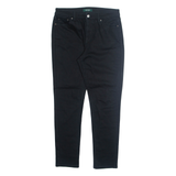 RALPH LAUREN Womens Trousers Black Regular Tapered W32 L29