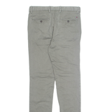 TOMMY HILFIGER Chino Mens Trousers Grey Regular Tapered W32 L34