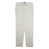 KANGOL Chino Mens Trousers Beige Regular Straight W34 L33