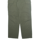 BAC Cargo Mens Trousers Green Regular Straight W26 L30