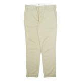 DICKIES Chino Mens Trousers Beige Slim Tapered W30 L29