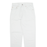 LEVI'S Mens Trousers Cream Regular Tapered W28 L32