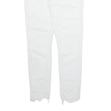 LEVI'S Womens Trousers White Regular Tapered W28 L28