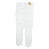LEVI'S Womens Trousers White Regular Tapered W28 L28