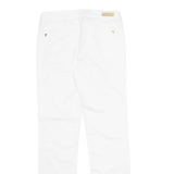 GUESS Womens Trousers White Regular Tapered W30 L31