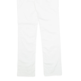 GUESS Womens Trousers White Regular Tapered W30 L31