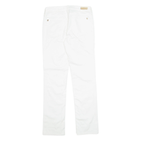 GUESS Womens Trousers White Regular Tapered W30 L31