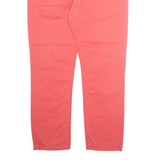 LEVI'S Womens Trousers Pink Regular Straight W36 L30