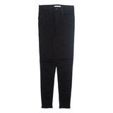 LEVI'S Womens Trousers Black Slim Tapered W29 L30