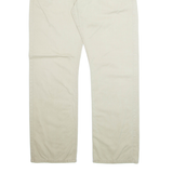 LEVI'S Mens Trousers Cream Regular Straight W36 L32