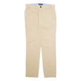 TOMMY HILFIGER Chino Mens Trousers Beige Regular Tapered W29 L30