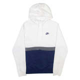 NIKE Mens White Hoodie S