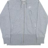NIKE Womens Grey Hoodie Full Zip XL