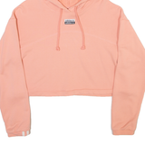 ADIDAS ORIGINALS Cropped Womens Pink Hoodie UK 12