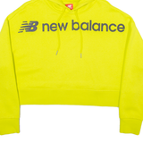 NEW BALANCE Cropped Womens Green Hoodie L