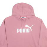 PUMA Cropped Womens Pink Hoodie M