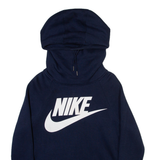 NIKE Womens Blue Hoodie XS