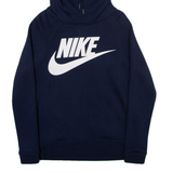 NIKE Womens Blue Hoodie XS