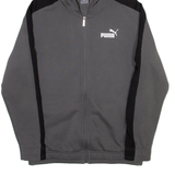 PUMA Mens Grey Hoodie Full Zip M