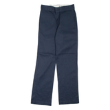 DICKIES 874 Workwear Mens Trousers Blue Regular Straight W38 L30