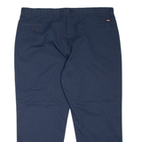 DICKIES Workwear Mens Trousers Blue Relaxed Tapered W42 L30