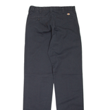 DICKIES Workwear Mens Trousers Black Regular Straight W32 L37