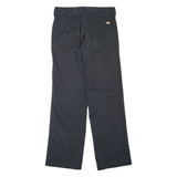 DICKIES Workwear Womens Trousers Black Slim Straight W28 L30