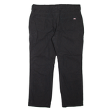 DICKIES Workwear Mens Trousers Black Regular Straight W38 L30