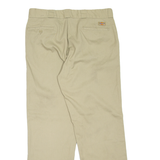 DICKIES 874 Workwear Mens Trousers Beige Regular Straight W36 L32