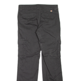 DICKIES Cargo Workwear Womens Trousers Black Relaxed Straight W30 L31