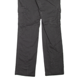 DICKIES Cargo Workwear Womens Trousers Black Relaxed Straight W30 L31