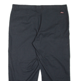 DICKIES Workwear Mens Trousers Black Loose Straight W42 L26