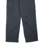 DICKIES Cargo Workwear Mens Trousers Black Regular Straight W34 L30