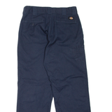 DICKIES Workwear Mens Trousers Blue Relaxed Straight W30 L29