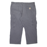 CARHARTT Cargo Workwear Mens Trousers Grey Relaxed Tapered W42 L25