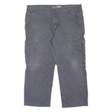 CARHARTT Cargo Workwear Mens Trousers Grey Relaxed Tapered W40 L26