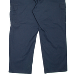 DICKIES Cargo Workwear Mens Trousers Blue Loose Tapered W40 L30