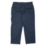 DICKIES Cargo Workwear Mens Trousers Blue Loose Tapered W40 L30