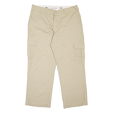 DICKIES Cargo Workwear Mens Trousers Beige Relaxed Straight W38 L30