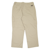 DICKIES Cargo Workwear Mens Trousers Beige Relaxed Straight W38 L30