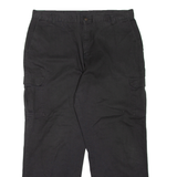 DICKIES Cargo Workwear Mens Trousers Black Relaxed Tapered W38 L32