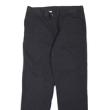 DICKIES Workwear Mens Trousers Black Regular Straight W36 L31