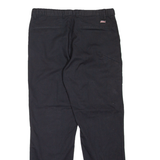 DICKIES Workwear Mens Trousers Black Regular Straight W36 L31