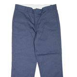DICKIES 874 Workwear Mens Trousers Blue Regular Straight W38 L30