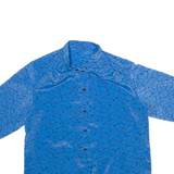 Womens Shirt Shirt Blue Crazy Pattern S