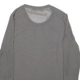 NORWISS Womens Top Grey Long Sleeve XL