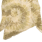 ATMOSPHERE Womens Blouse Top Green Long Sleeve Crazy Pattern UK 16