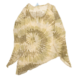 ATMOSPHERE Womens Blouse Top Green Long Sleeve Crazy Pattern UK 16