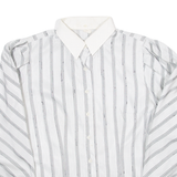 Womens Shirt Shirt Grey Long Sleeve Striped S